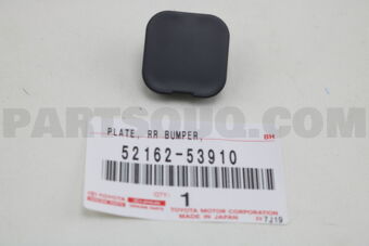 5216253910 PLATE, REAR BUMPER, NO.1