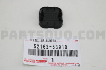 5216253910 PLATE, REAR BUMPER, NO.1