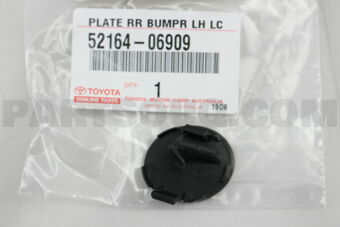 5216406909 PLATE, REAR BUMPER, LH