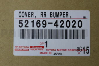 5216942020 COVER  RR BUMPER