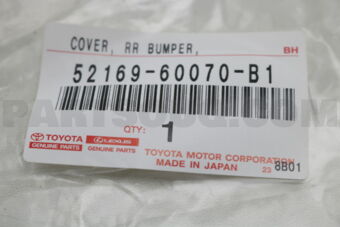 5216960070B1 COVER, REAR BUMPER, LOWER