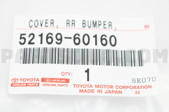 5216960160 BRACKET, REAR BUMPER, CENTER