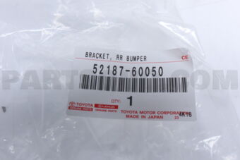 5218760050 Toyota BRACKET  RR BUMPER