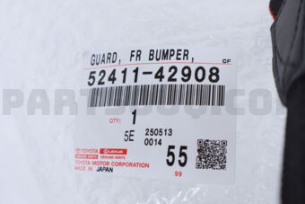 5241142908 Toyota GUARD, FR BUMPER