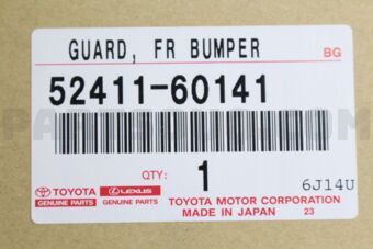 5241160141 GUARD, FRONT BUMPER