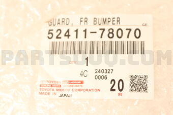 5241178070 Toyota GUARD  FR BUMPER