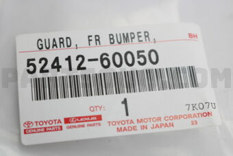 5241260050 GUARD, FRONT BUMPER, NO.2