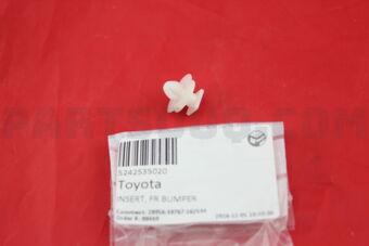 5242535020 CLIP, REAR FLOOR MAT SET