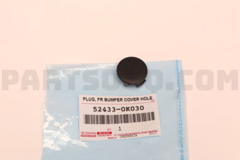 524330K030 Toyota PLUG, FRONT BUMPER COVER HOLE