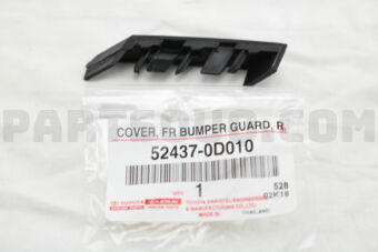 524370D010 MOULDING, RADIATOR GRILLE, UPPER R