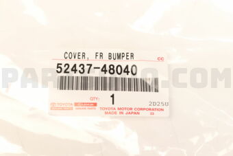 5243748040 COVER  FR BUMPER