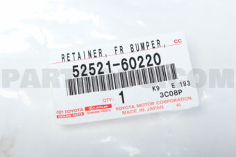 5252160220 RETAINER  FR BUMPER
