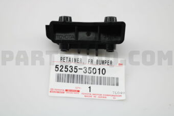 5253535010 RETAINER, FRONT BUMPER SIDE, RH