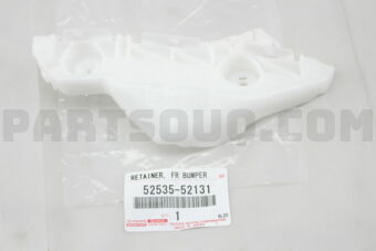 5253552131 RETAINER, FR BUMPER SIDE, RH
