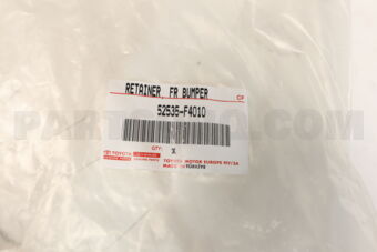 52535F4010 Toyota RETAINER, FR BUMPER