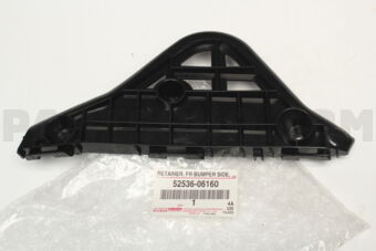5253606160 Toyota RETAINER, FRONT BUMPER SIDE, LH