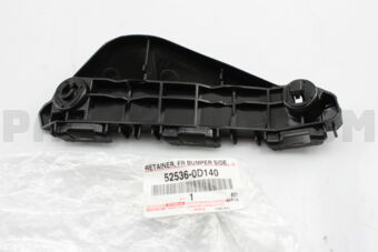 525360D140 RETAINER, FRONT BUMPER SIDE, LH