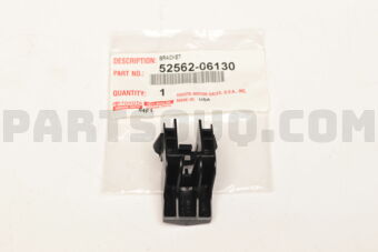5256206130 RETAINER, REAR BUMPER, UPPER SIDE