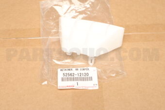 5256212120 Toyota RETAINER, REAR BUMPER, UPPER RH