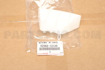 5256212120 Toyota RETAINER, REAR BUMPER, UPPER RH