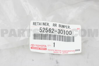 5256230100 RETAINER, REAR BUMPER, UPPER RH