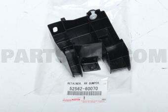 5256260070 RETAINER, REAR BUMPER, UPPER RH