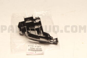 5256260100 Toyota RETAINER, REAR BUMPER, UPPER RH