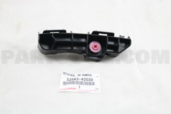 5256342030 RETAINER, REAR BUMPER, UPPER LH