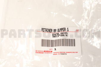 525750D272 RETAINER, RR BUMPER