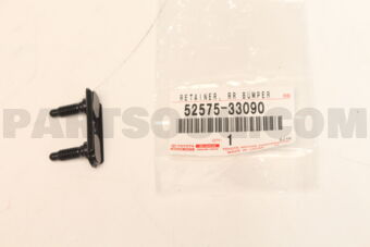 5257533090 Toyota RETAINER, REAR BUMPER SIDE, RH/LH