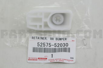 5257552030 RETAINER, REAR BUMPER SIDE, RH/LH