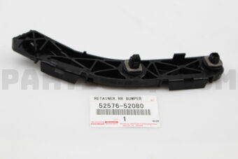 5257652080 RETAINER, REAR BUMPER SIDE, LH