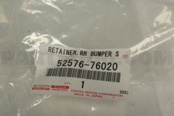 5257676020 RETAINER  RR BUMPER