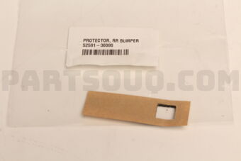 5258130080 Toyota PROTECTOR, REAR BUMPER