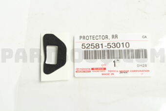 5258153010 PROTECTOR, REAR BUMPER, RH
