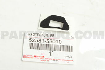 5258153010 PROTECTOR, REAR BUMPER, RH