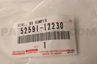 5259112230 SEAL, REAR BUMPER SIDE, RH