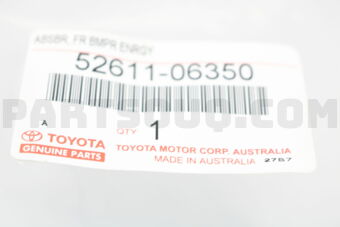 5261106350 ABSORBER, FRONT BUMPER ENERGY