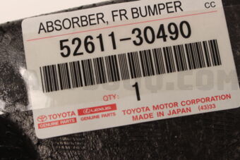 5261130490 Toyota ABSORBER, FR BUMPER