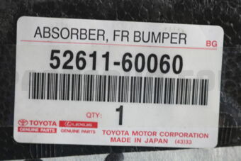 5261160060 ABSORBER, FRONT BUMPER ENERGY