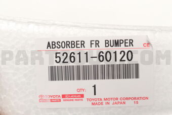 5261160120 ABSORBER, FRONT BUMPER ENERGY