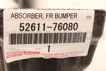 5261176080 Toyota ABSORBER  FR BUMPER