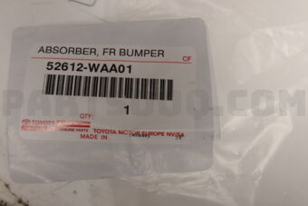 52612WAA01 ABSORBER, FR BUMPER