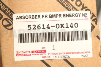 526140K140 Toyota ABSORBER  FR BUMPER