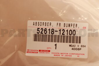 5261812100 Toyota ABSORBER  FR BUMPER
