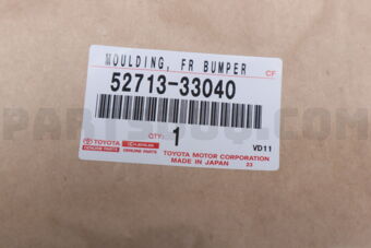 5271333040 Toyota MOULDING, FR BUMPER
