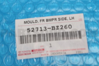 52713BZ260 MOULDING  FR BUMPER