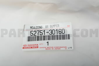 5275130160 MOULDING, REAR BUMPER