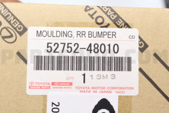5275248010 MOULDING  RR BUMPER