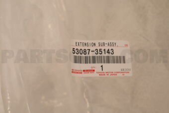 5308735143 Toyota EXTENSION SUB-ASSY